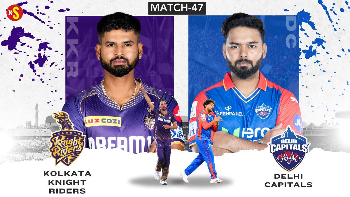 KKR vs DC Live Score IPL 2024: Delhi Capitals 128/8 (16), Axar out for 15; Chakravarthy picks three; Kuldeep on the attack